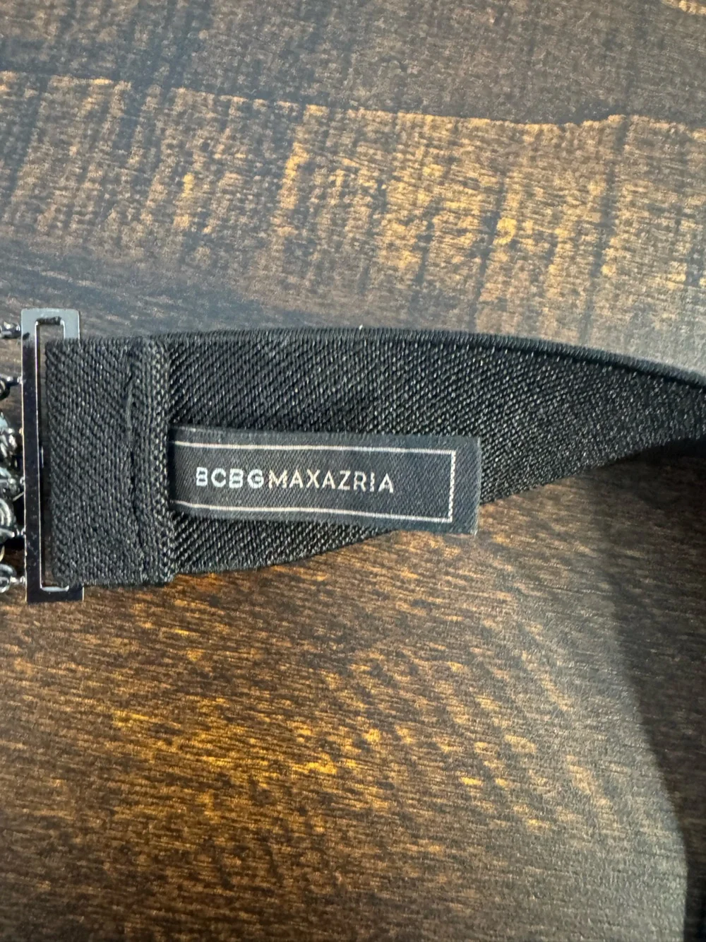 BCBGMaxAzria elastic black
